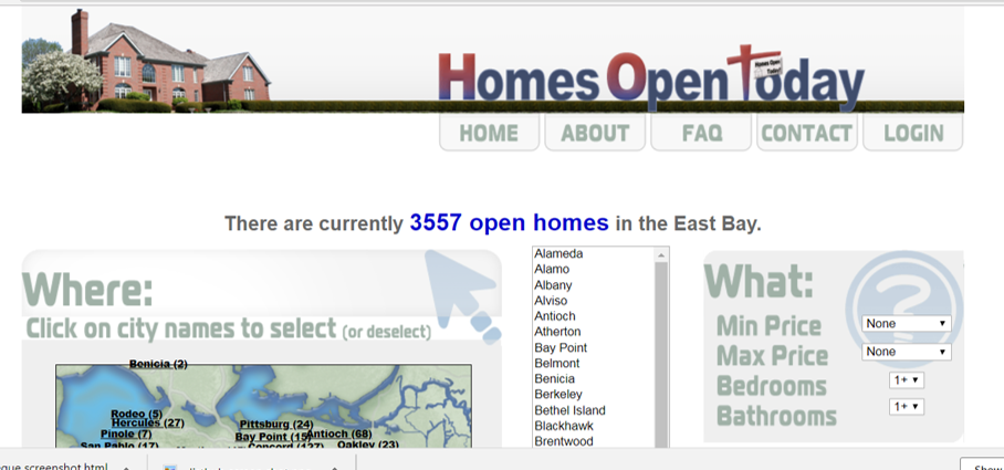 Homes Open Today Screenshot