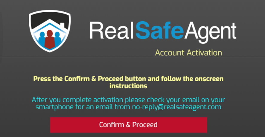 Real Safe Agent Account Activation