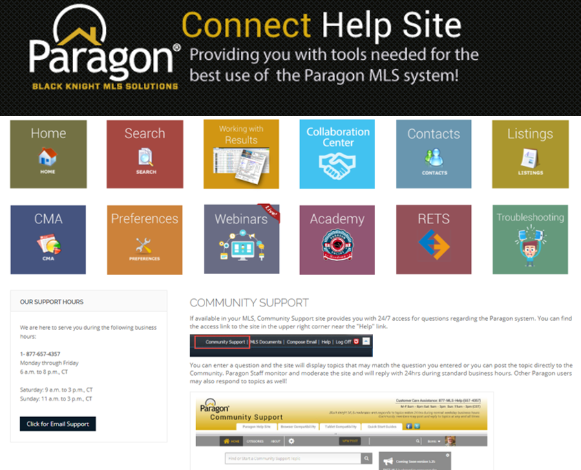 Paragon Connect Help Site