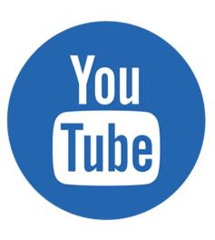 YouTube logo and link