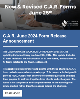 CAR 2024 Revised Forms Ad