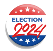 Election 2024 button