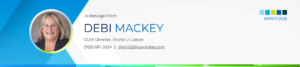 Debi Mackey masthead + link to district 2 email