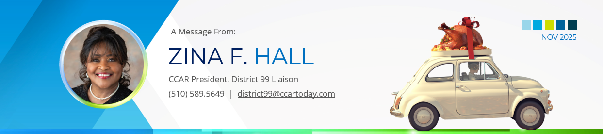 Zina Hall Masthead + link to email