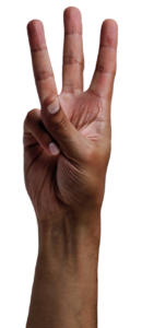 hand with three fingers pointing up (3)