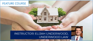 Underwood Law Course banner + link to registration