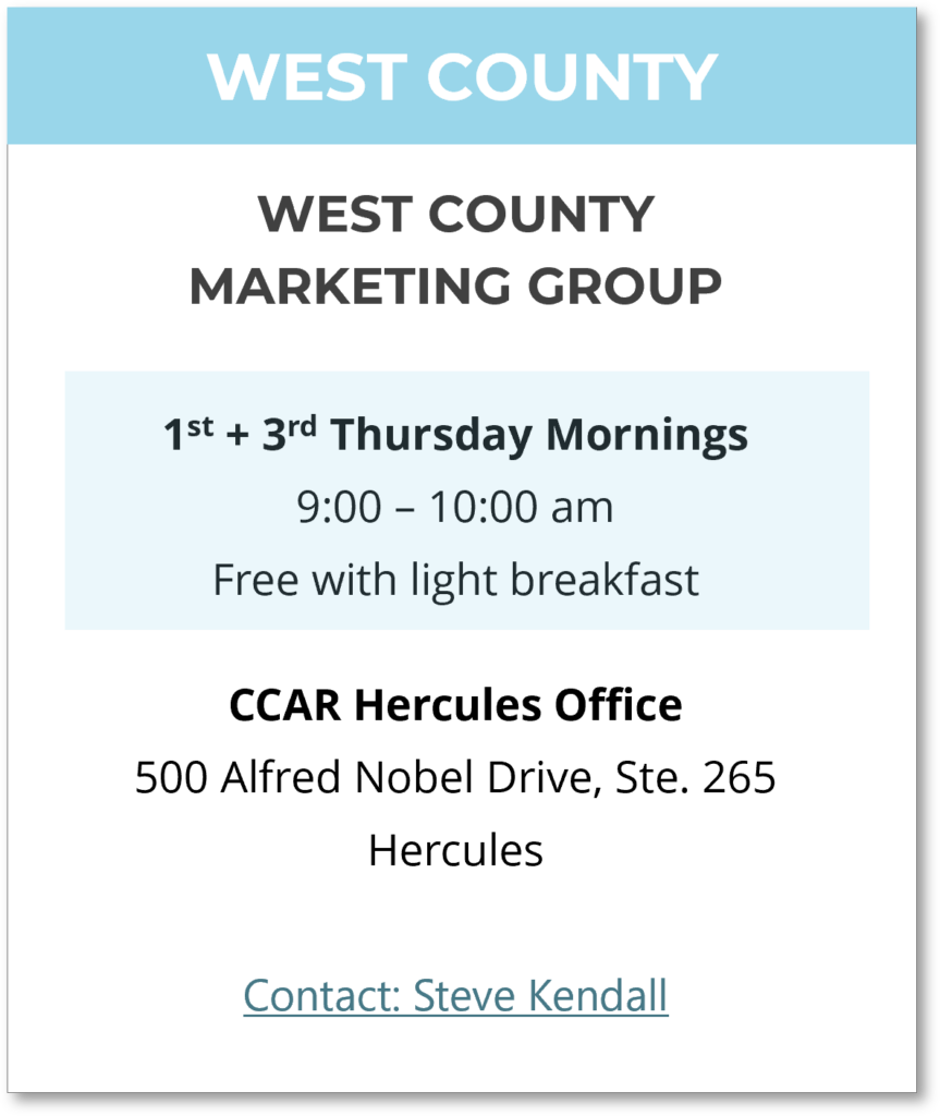 West County Marketing Group ad + link to contact email