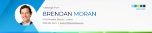 Brendan Moran masthead + email link