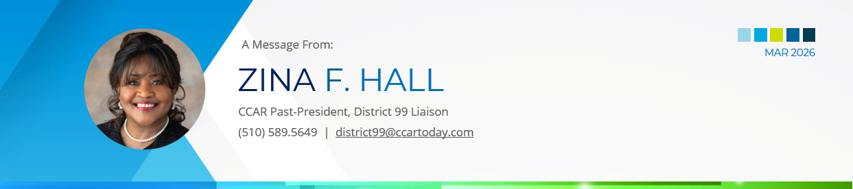 Zina Hall Masthead + link to email