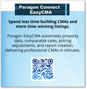 Paragon Connect EasyCMA ad + QR code