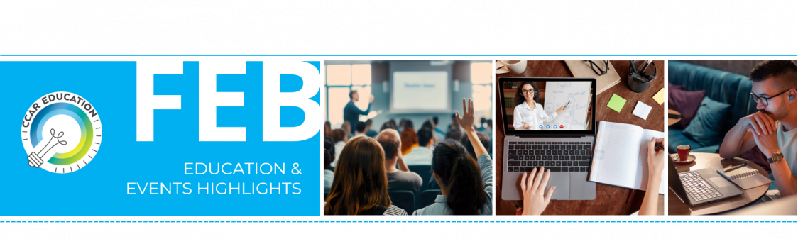 February 2026 Education & Events Masthead